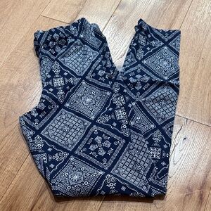 Hot Gal Navy Bandana Print Apparel